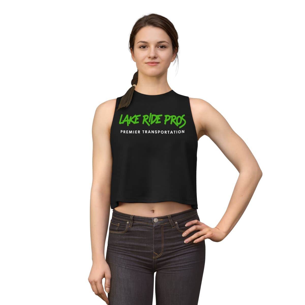 Lake Ride Pros Crop Top — Logo Women's Tank