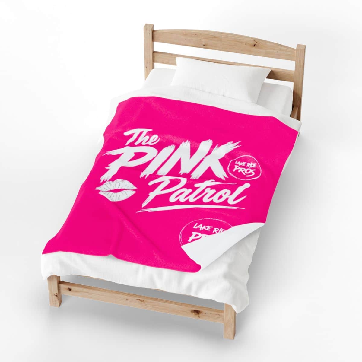 The Pink Patrol Velveteen Plush Blanket | Limited Edition PINK Patrol MERCH Collection