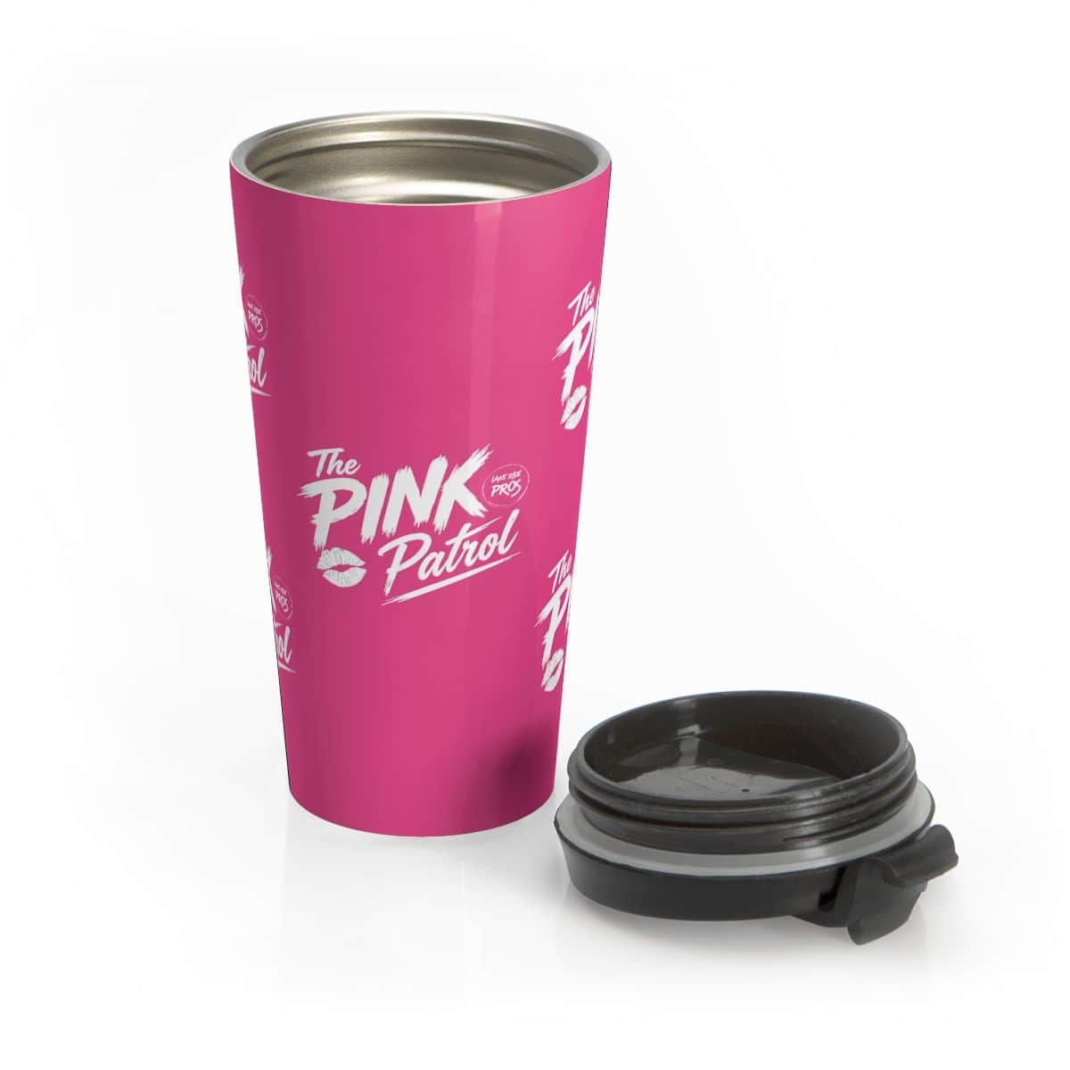 The Pink Patrol travel mug | Limited Edition PINK Patrol MERCH Travel Mug