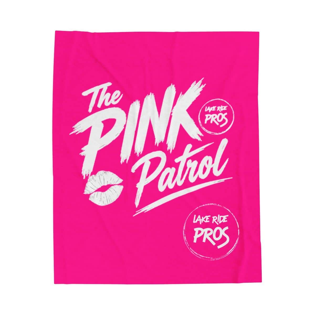 The Pink Patrol Velveteen Plush Blanket | Limited Edition PINK Patrol MERCH Collection
