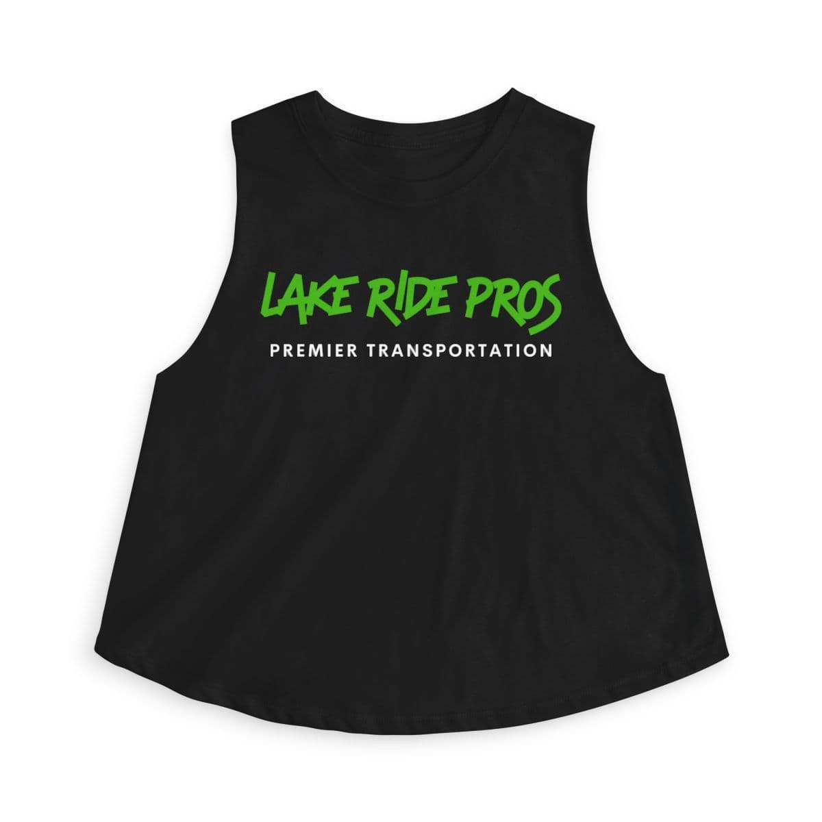 Lake Ride Pros Crop Top — Logo Women's Tank