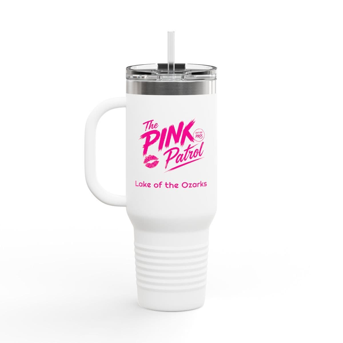 The Pink Patrol 40oz Travel Mug | Limited Edition PINK Patrol MERCH Tumbler 40oz