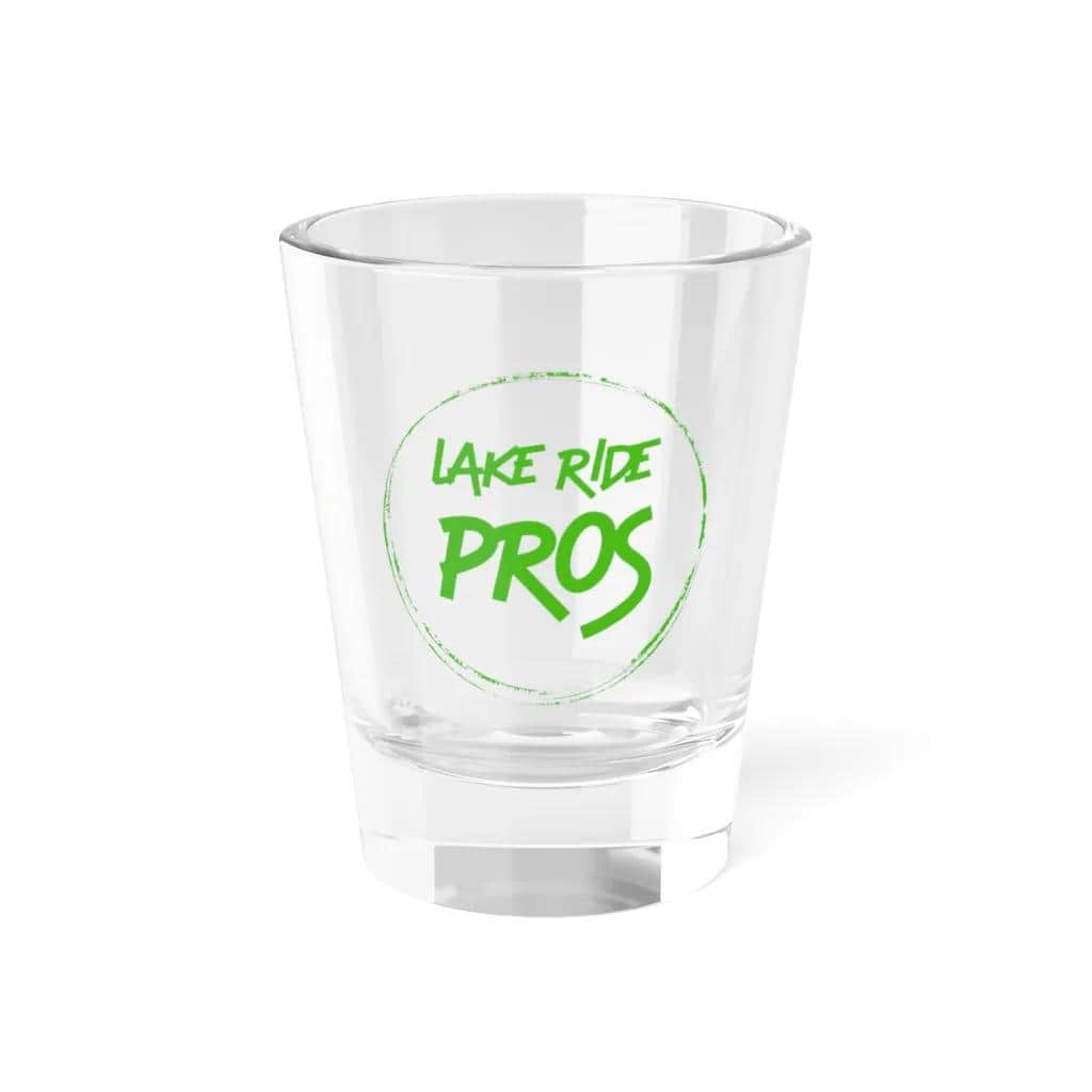 Custom Lake Ride Pros Shot Glass, Fun Party Favor, Bachelorette Gift, Personalized Barware, Unique Collectible Drinkware